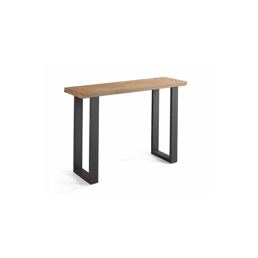 Consola Milan de Casanova Gandia, tapa madera maciza de fresno