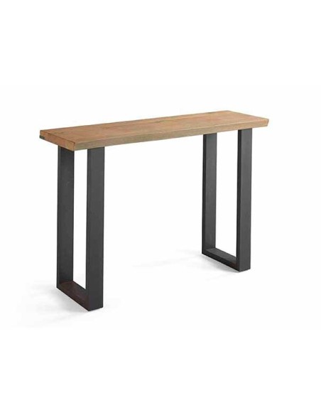 Consola Milan de Casanova Gandia, tapa madera maciza de fresno