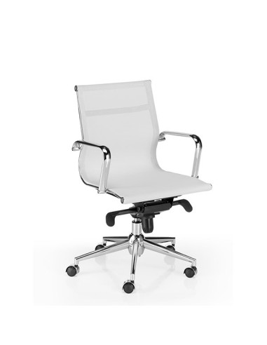 comprar online silla de oficina Berlín respaldo bajo Euromof en Muebles Lara