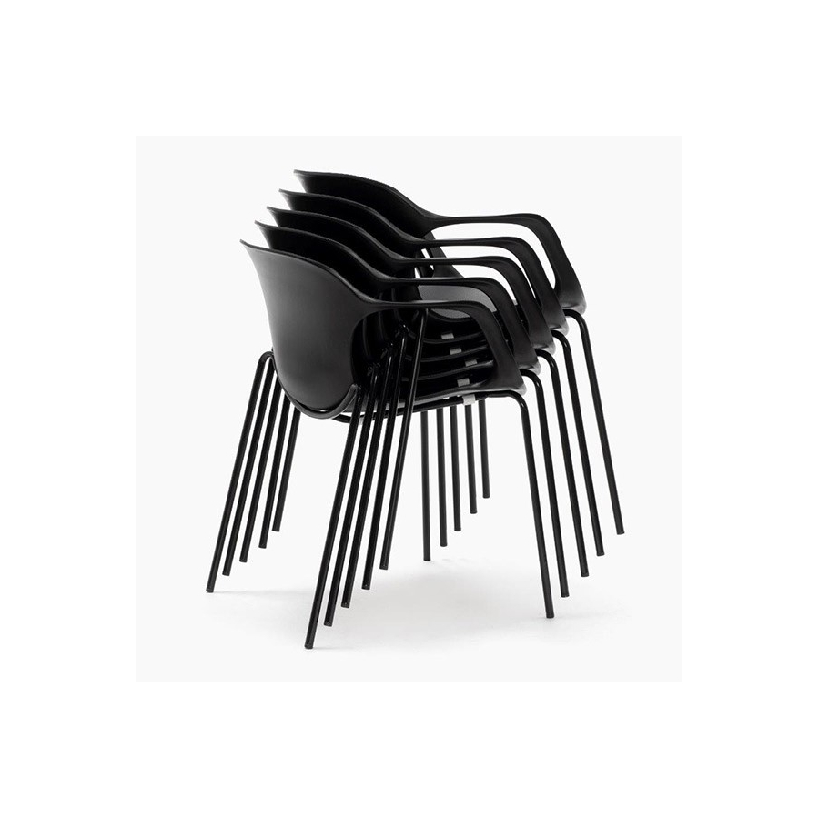 Silla de Oficina apilable Bari | Euromof en Muebles Lara.