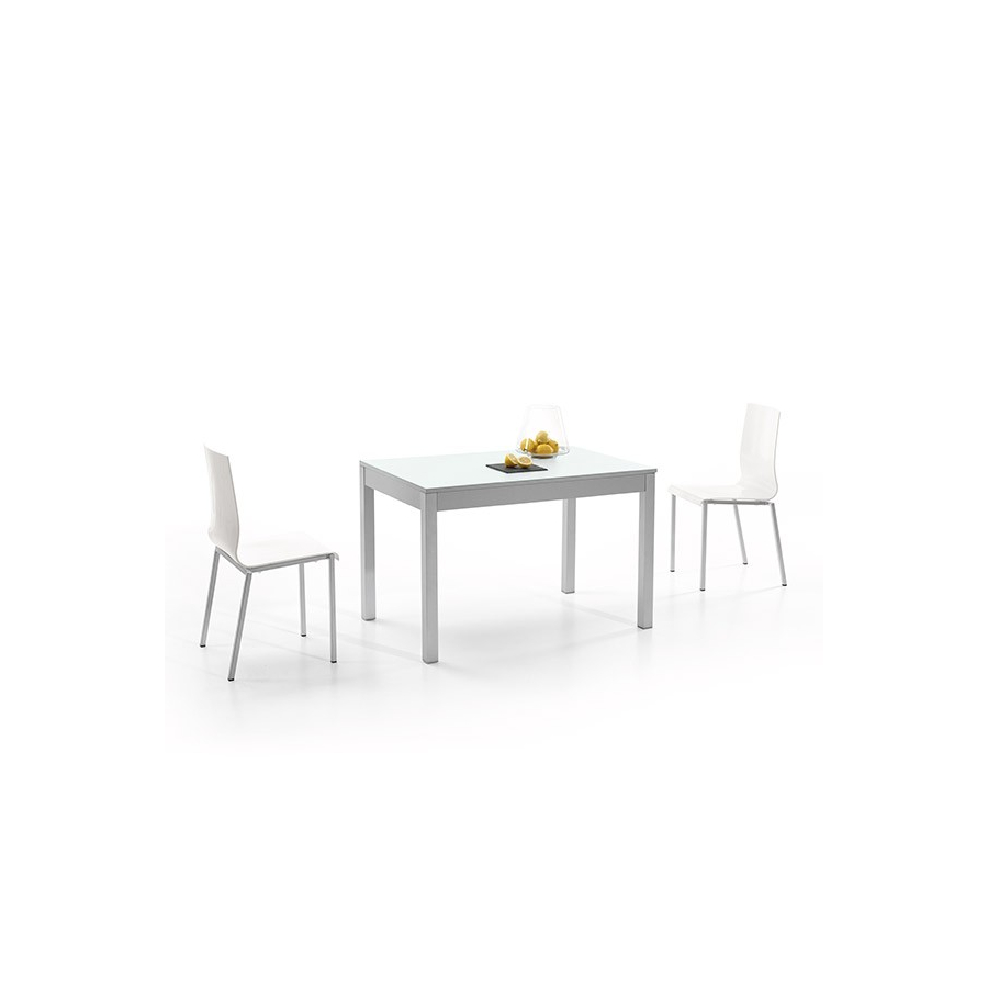 Mesa extensible de cristal Indi