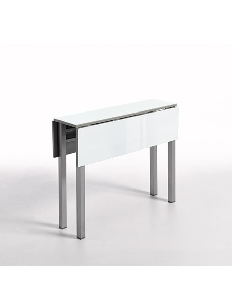 Mesa extensible de cristal Pol