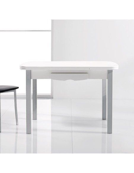 Comprar online mesa rectangular extensible de madera Ibiza en Muebles Lara