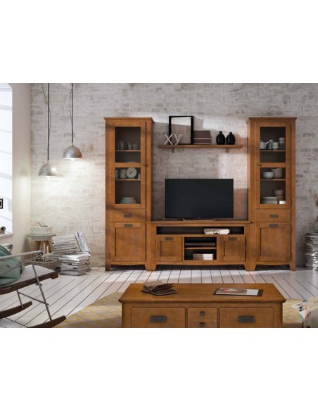 Vista ambiente del Salón IND 268, de estilo rústico