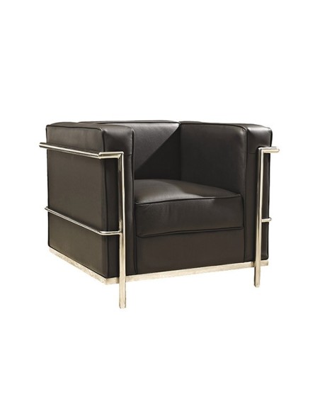 Sillón Le Corbusier negro | Sillones en Muebles Lara