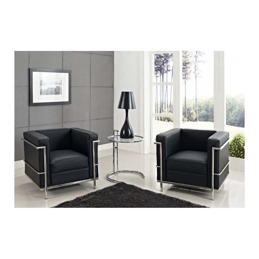Sillón Le Corbusier negro | Sillones en Muebles Lara