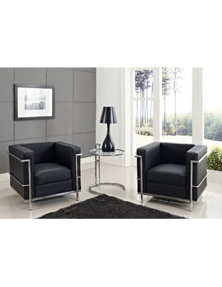 Sillón Le Corbusier negro | Sillones en Muebles Lara