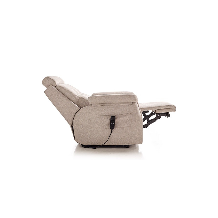 Sillón reclinable con mando eléctrico