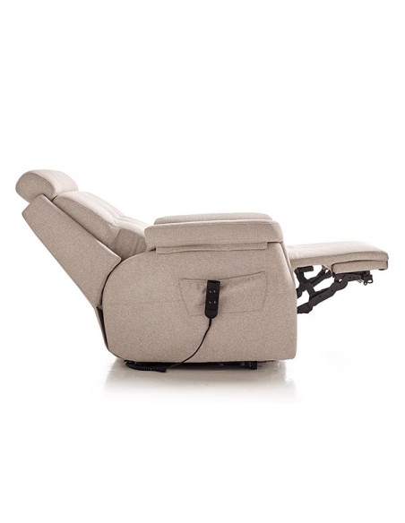 Sillón reclinable con mando eléctrico