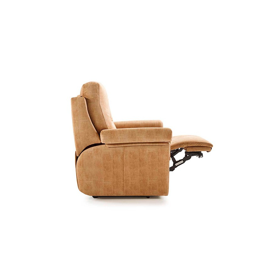 Sillón manual con respaldo y pies reclinables