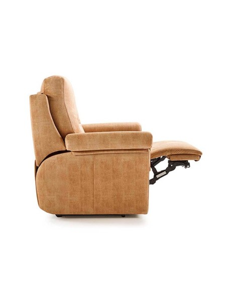 Sillón manual con respaldo y pies reclinables