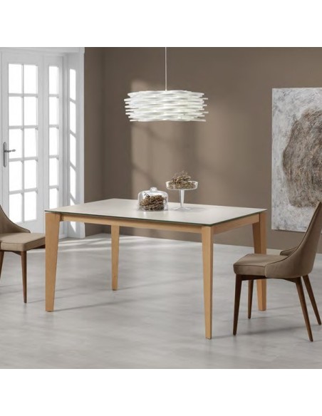 Modelo de mesa rectangular extensible Geo