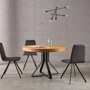 Mesa de comedor Milo versión extensible de la marca Pemi Mobiliario. 2