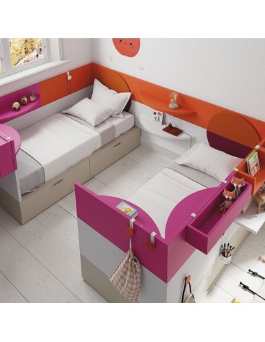 Comprar dormitorio juvenil doble online