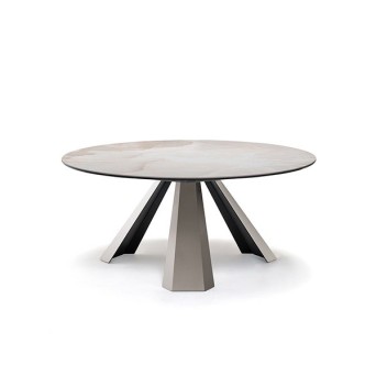 Comprar mesa Eliot Keramik Round de Cattelan Italia
