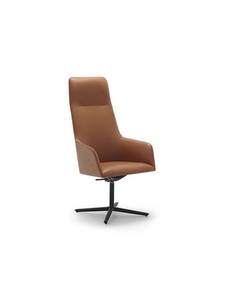 Silla de oficina con respaldo alto modelo 1491 de Andreu World