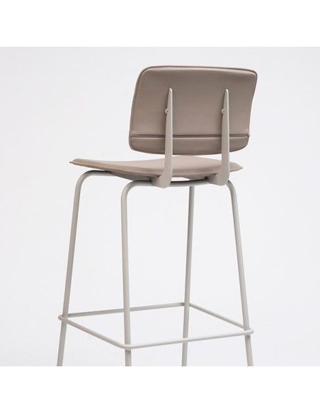 Taburetes tapizado en tela o piel en Muebles Lara