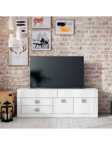 Mueble TV Neva en color nieve