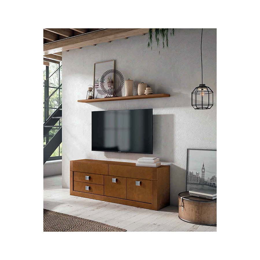 Mueble TV Neva en color nogal