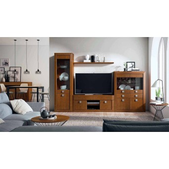 Salón Neva 602, fabricado en melamina y madera de pino 2