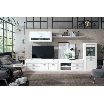Salón Neva 625, fabricado en melamina y madera de pino 2