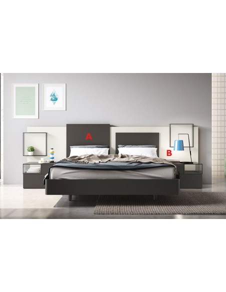 Dormitorio Cubic 128 acabados