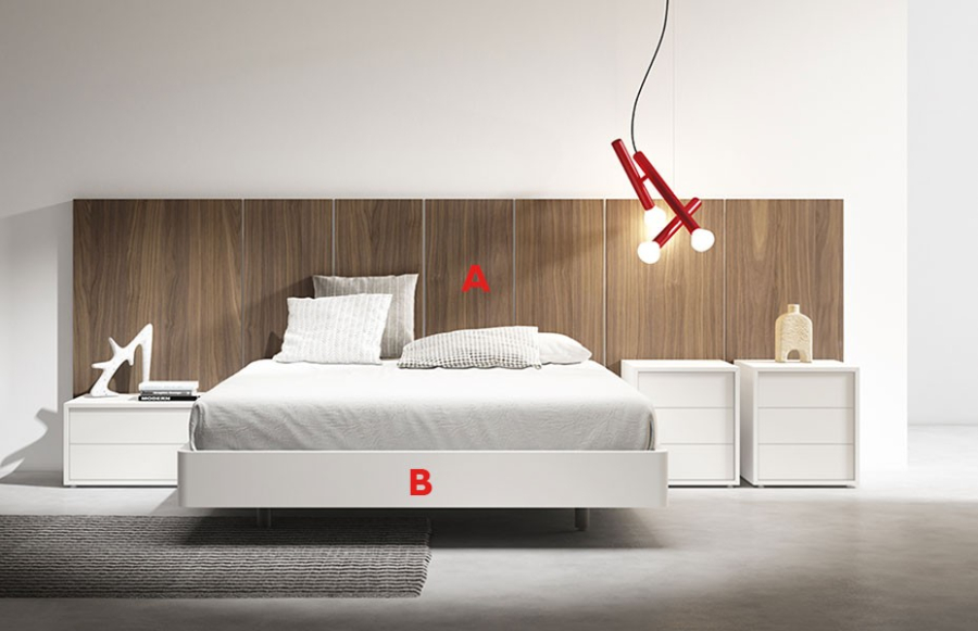 Acabados dormitorio Free 120 Muebles Lara