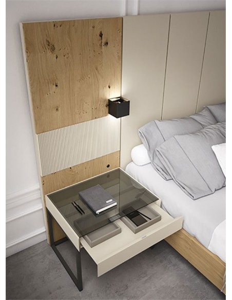 detalle madera chapa natural Oak Nudos
