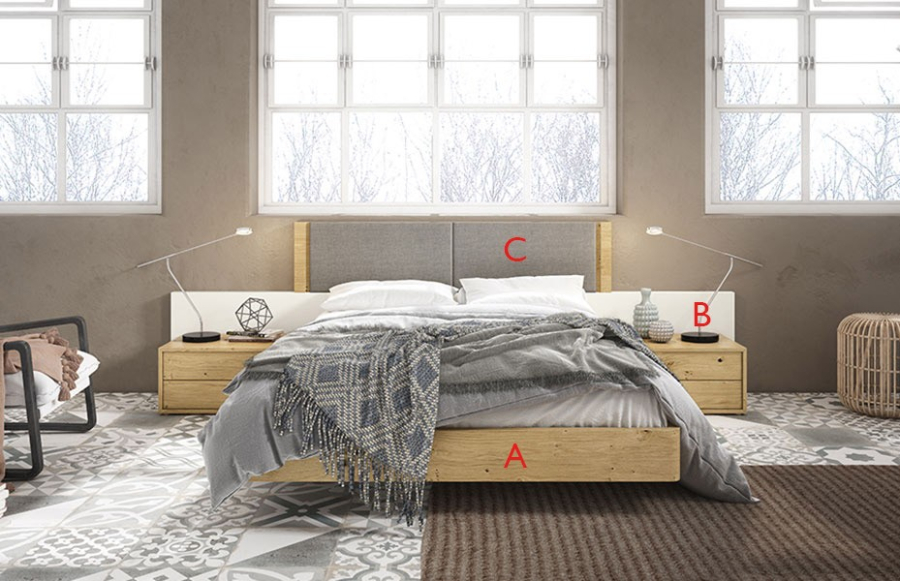 dormitorio moderno en muebles lara