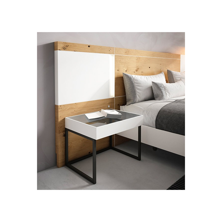 Detalle mesita Dormitorio Mino 110