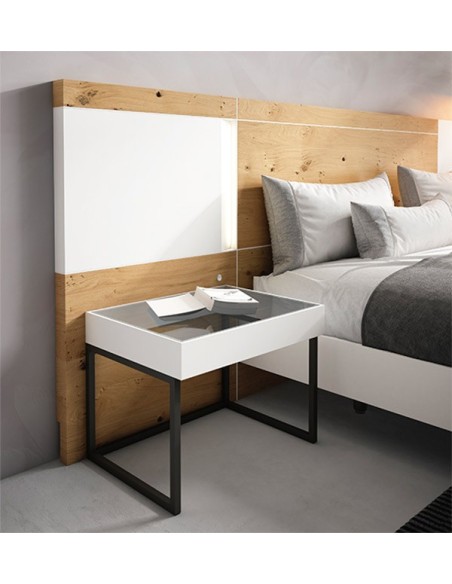 Detalle mesita Dormitorio Mino 110