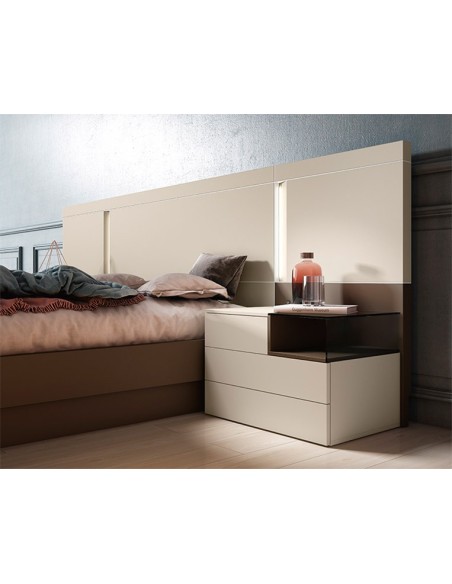 Dormitorio moderno Mino 111  | Mesegue en Muebles Lara