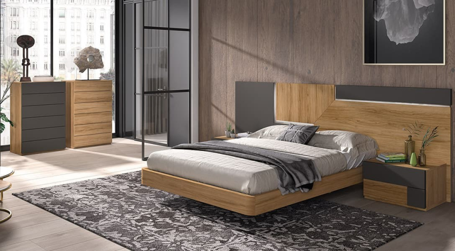Dormitorio moderno Icon 2 fabricado en melamina