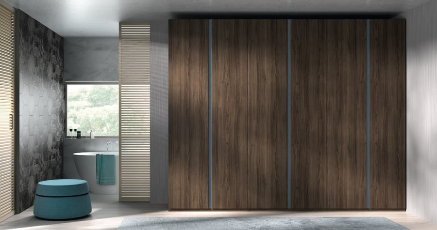 Armario de estilo moderno fabricado en melamina  Muebles Lara
