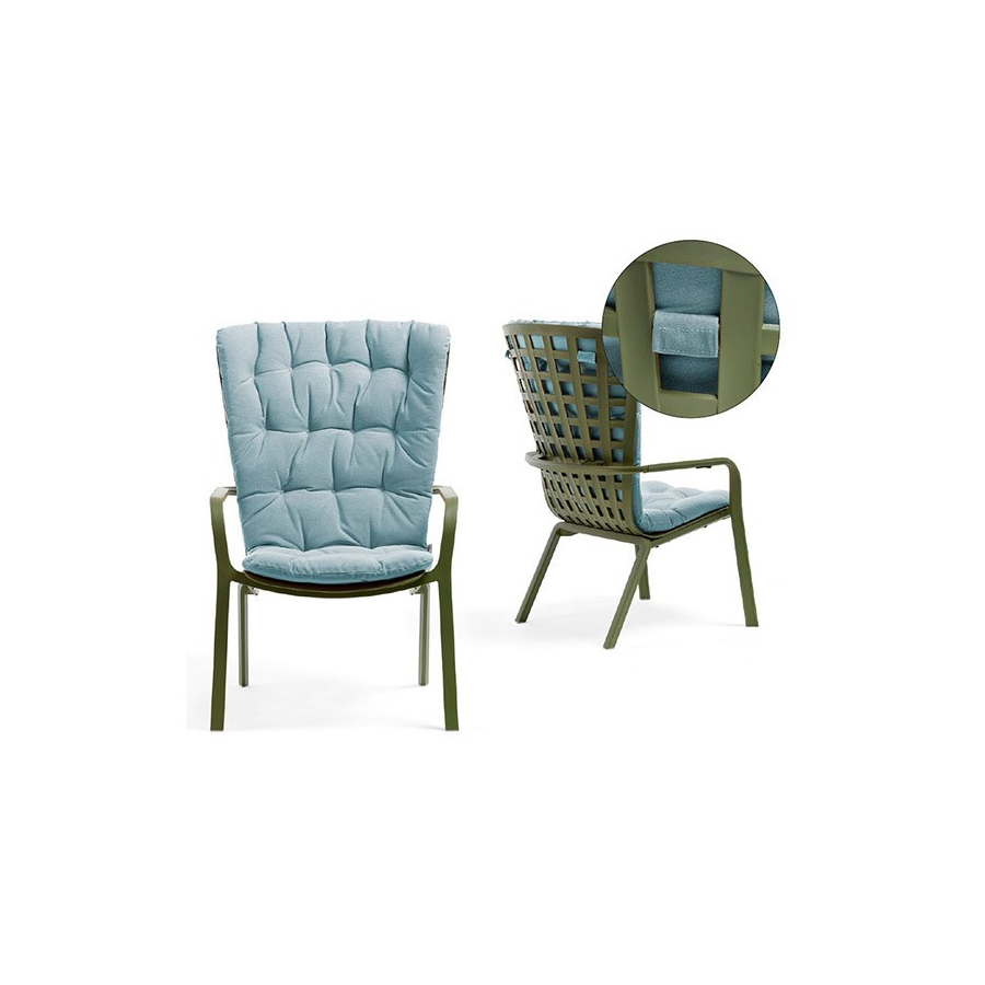 Sillón de terraza Folio comfort Agave-Artic