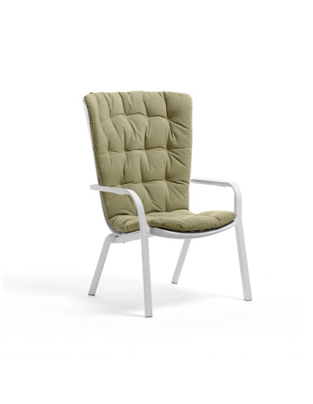 Sillón de terraza Folio comfort Blanco-Agave