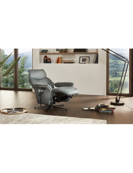 Sillon tapizado en piel Himolla