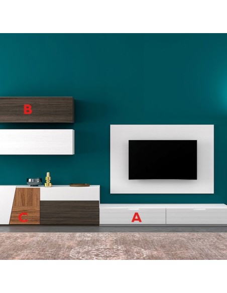 Acabados disponibles para el Salón L13 de Devina Nais