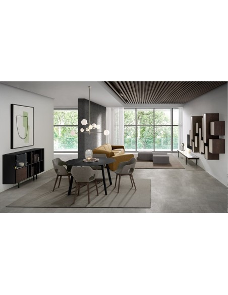 Vista ambiente de la Composición Cubos Q7 de Loyra
