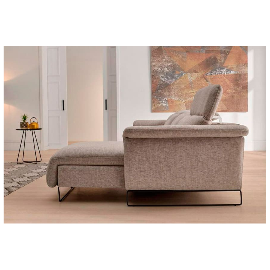 Chaiselongue relax Ashley compuesto por 3 módulos.