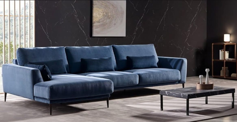 Sofá con chaiselongue Adagio