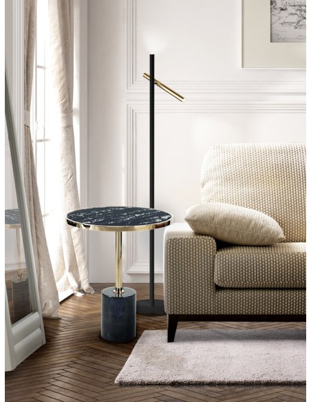 Mesa auxiliar Dekala marmol negro