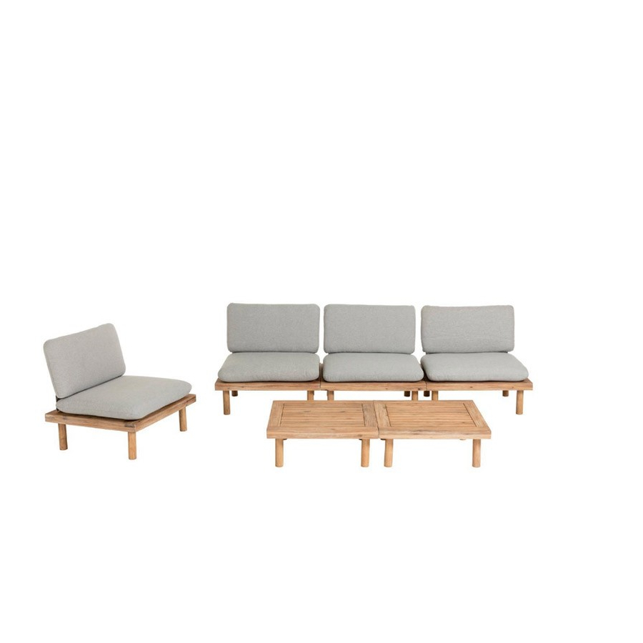 Conjunto de terraza madera