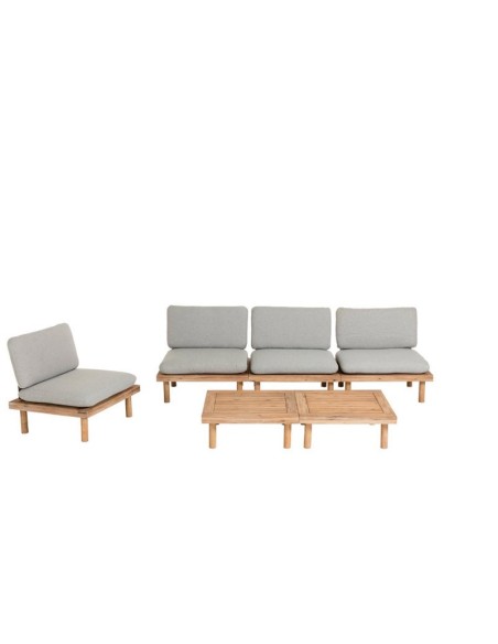 Conjunto de terraza madera