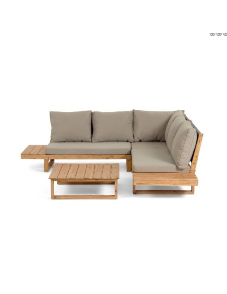 Set de exterior Flaviina madera