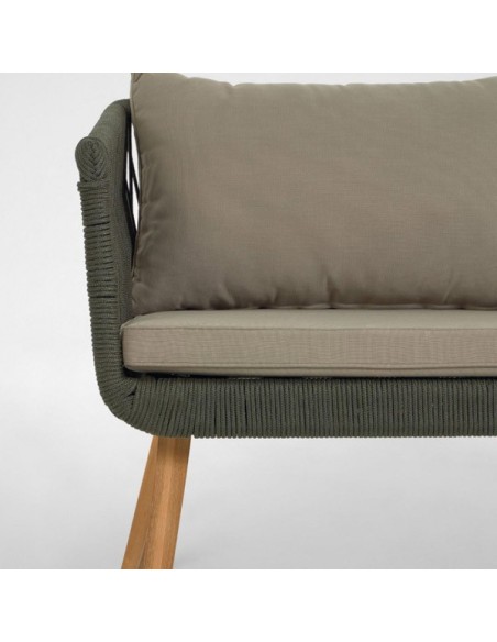 Sofá con sillones para exterior
