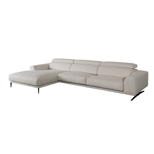 Chaiselongue Nadir tapizado en tela