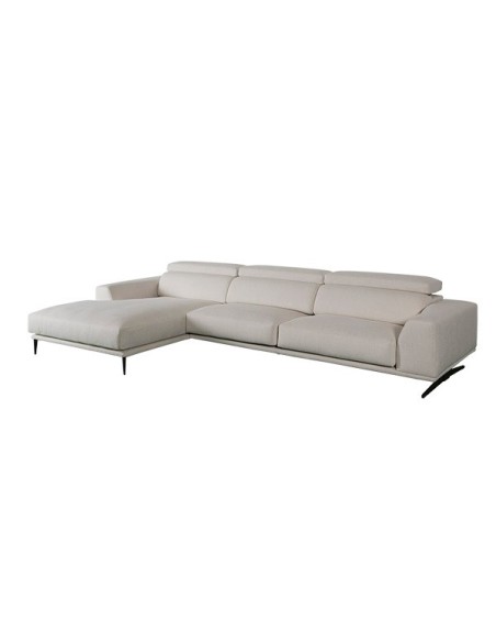 Chaiselongue Nadir tapizado en tela