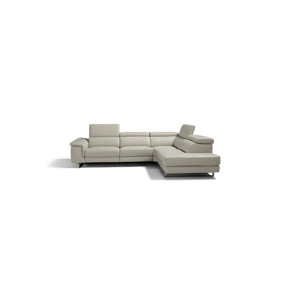 Chaiselongue Lucio con estructura de madera.