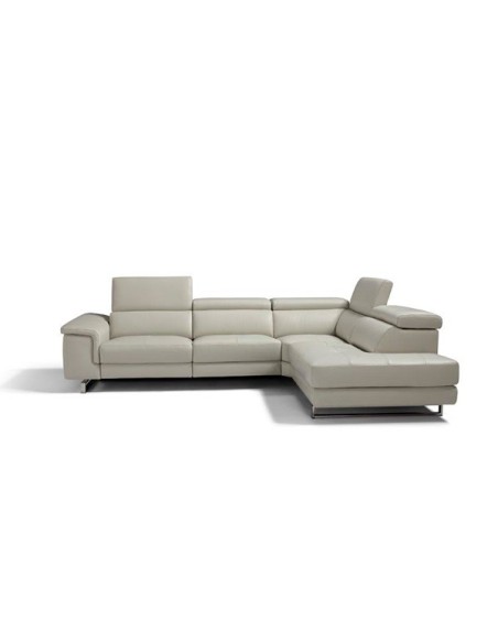 Chaiselongue Lucio con estructura de madera.